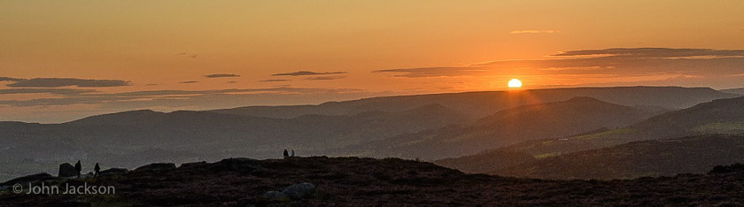 Sunset over the Peak District © John Jackson